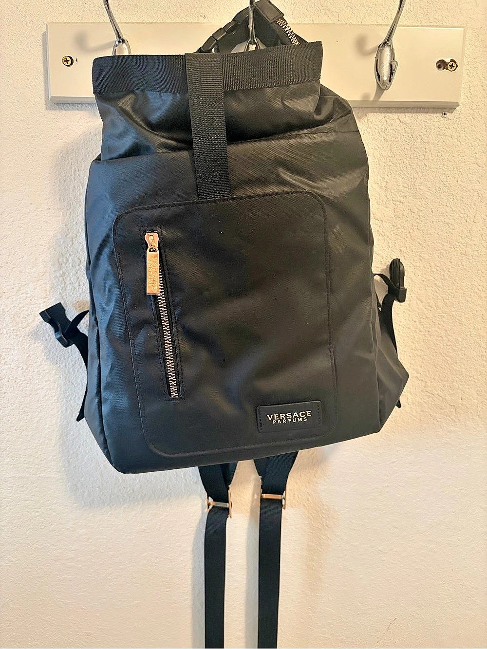 Versace Parfums Black BackPack